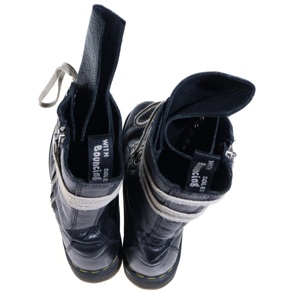 Rick Owens(リックオウエンス) ×Dr.Martens 18 HOLE BOOTS ドクターマーチン 18ホール レースアップブーツ ブラック US10.5/28.5cm 1918RO