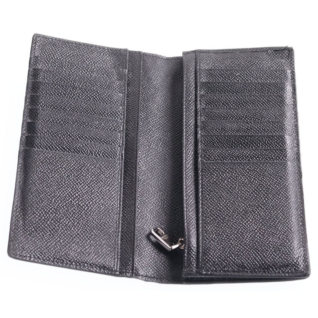 DOLCE & GABBANA(ドルチェアンドガッバーナ) Graffiti Print Dauphine Leather Long Wallet グラフィティ プリント ドーフィン レザー ロング ウォレット 長財布 ブラック/ホワイト BP2573 AZ657 レディース