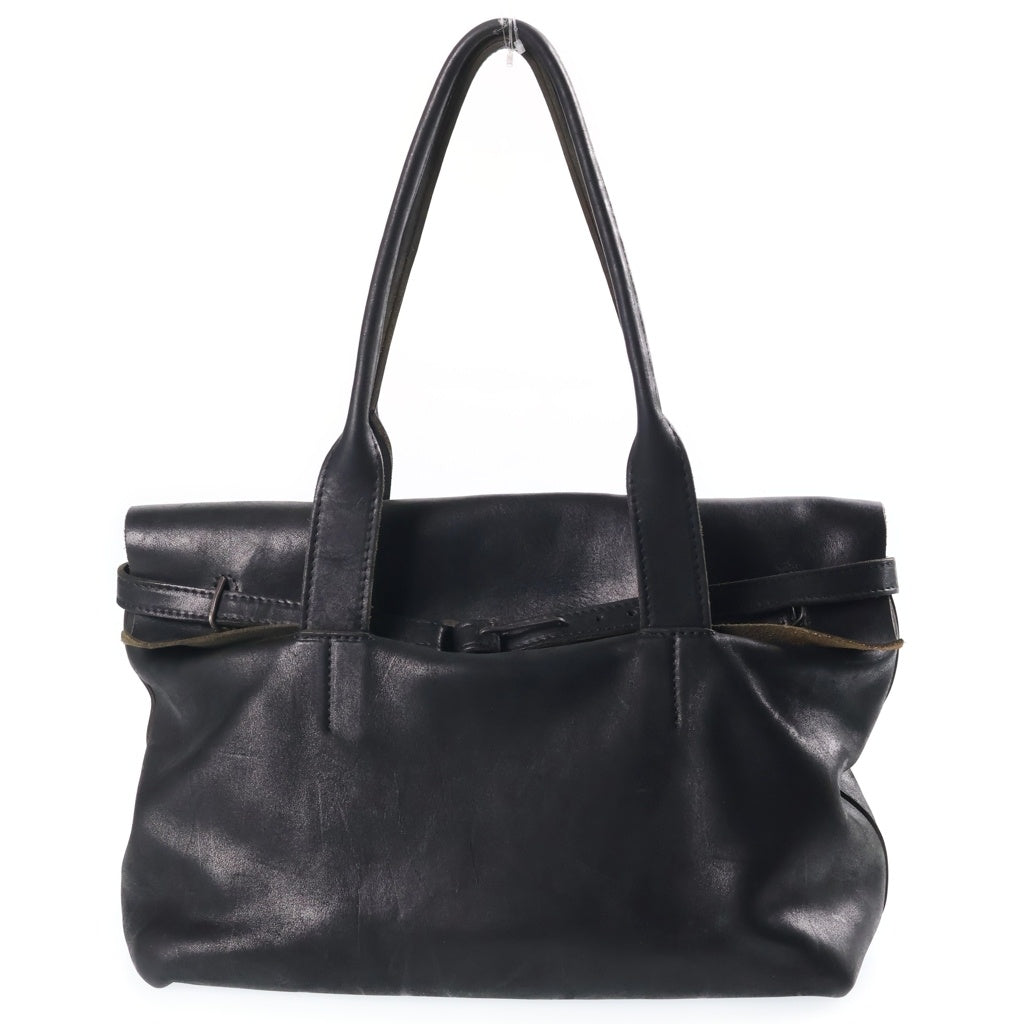 NO BRAND(ノーブランド) tagliovivo タリオヴィヴォ hook tote レザー フックトート ブラック
