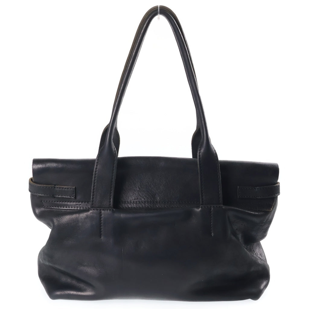 NO BRAND(ノーブランド) tagliovivo タリオヴィヴォ hook tote レザー フックトート ブラック