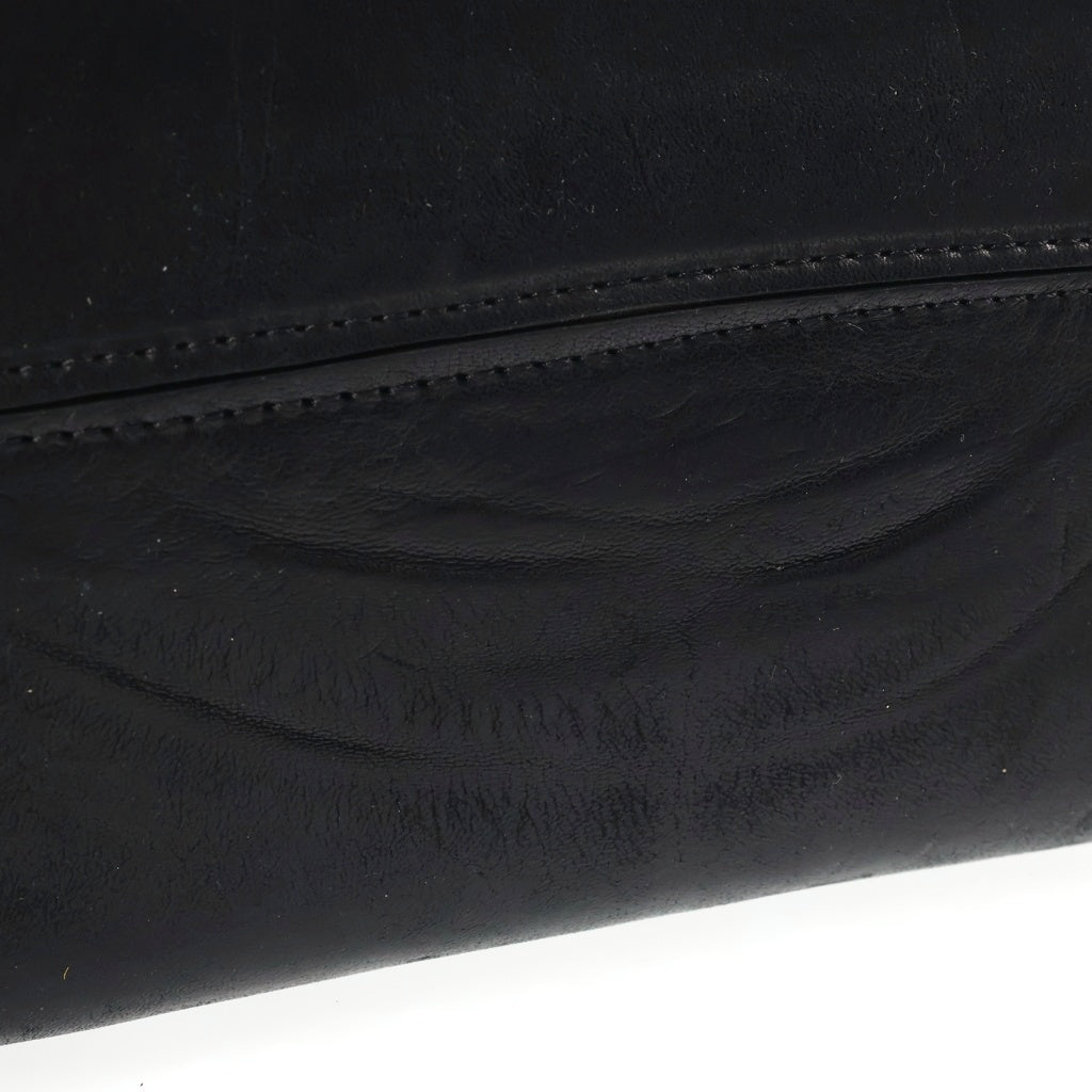 NO BRAND(ノーブランド) tagliovivo タリオヴィヴォ hook tote レザー フックトート ブラック