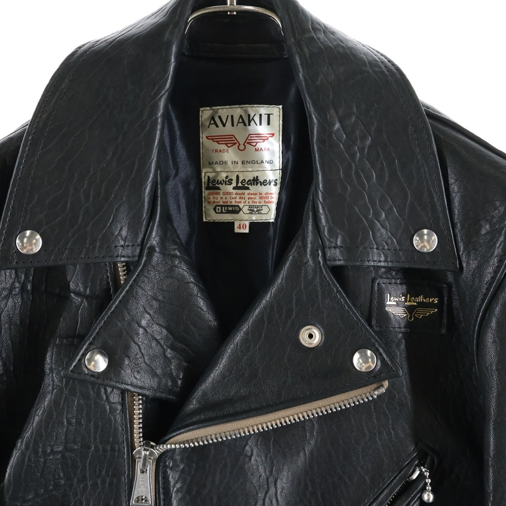 Lewis Leathers(ルイスレザー) Cyclone サイクロン ダブルライダース シープスキン レザージャケット ブラック