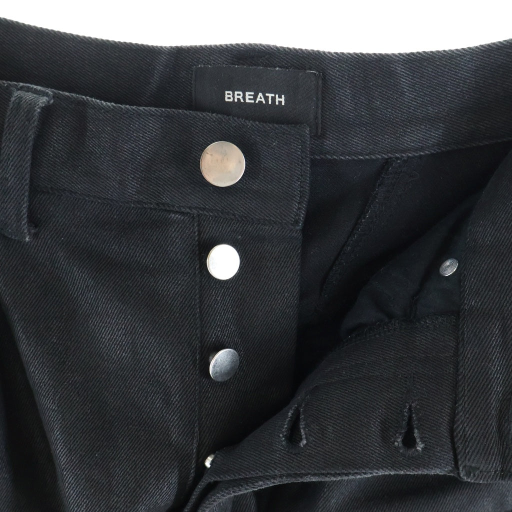 BREATH(ブレス) 24AW MULTI POCKET SLIM CARGO TYPE-2 スリムカーゴパンツ ブラック BR24AW-P1003