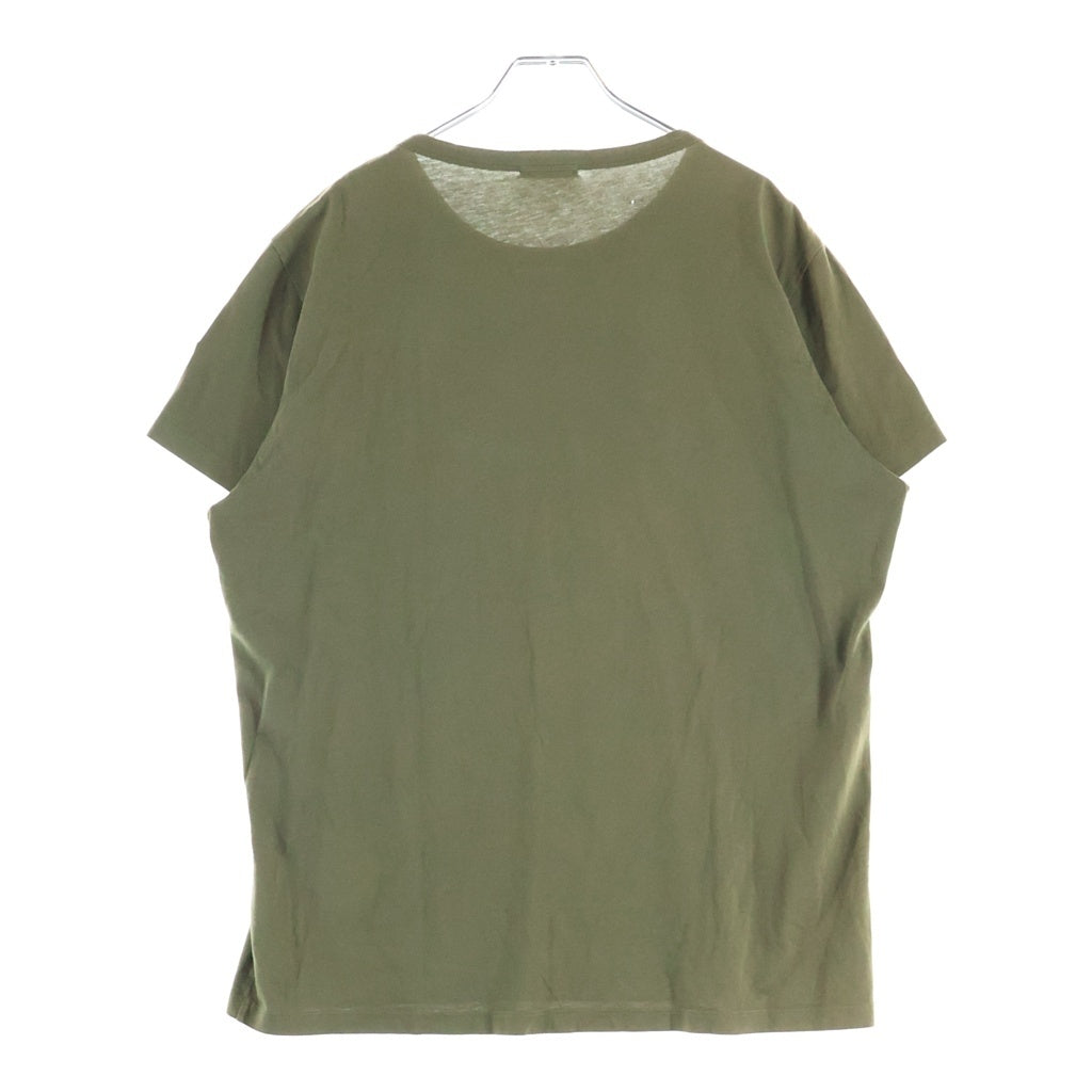 MONCLER(モンクレール) 17SS GRENOBL MAGLIA T-SHIRT マグリア フロント ポケット クルーネック半袖Tシャツカットソー カーキ C10918035050