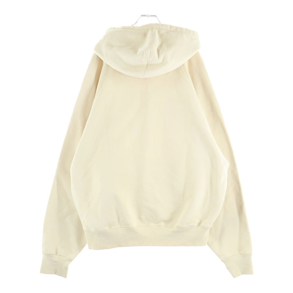 AMI Alexandre Mattiussi(アミアレクサンドルマテュッシ) AMI DE COJPY HOODIE アミデフーディー スウェットプルオーバーパーカー ベージュ USW202.747