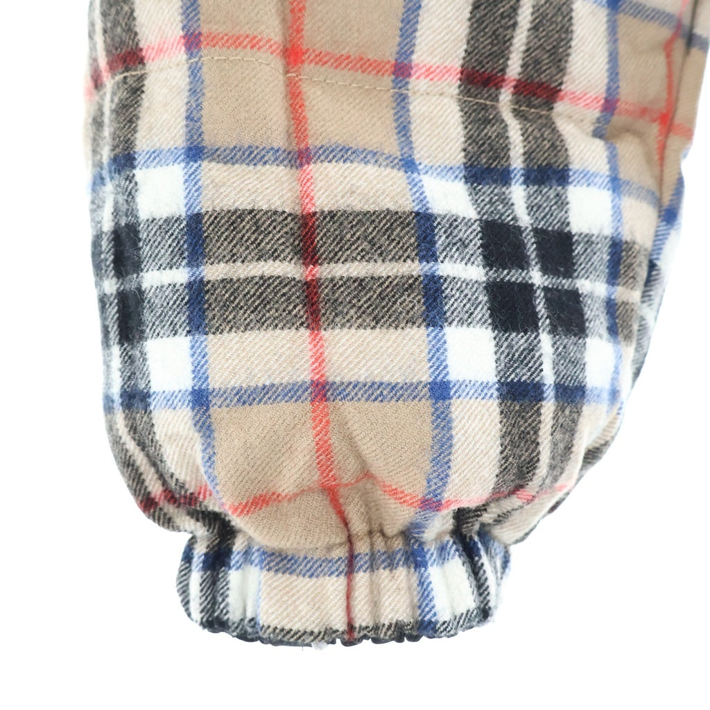 SUPREME(シュプリーム) 24AW Reversible Puffer Jacket リバーシブル 中綿 ロゴ刺繍 ジップアップ ジャケット ブラック