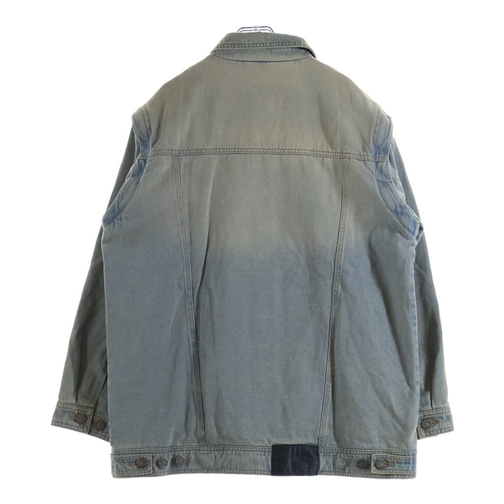 adidas(アディダス) Adilenium シーズン 3 2-In-1 デニムシャツジャケット インディゴ レディース JX9209