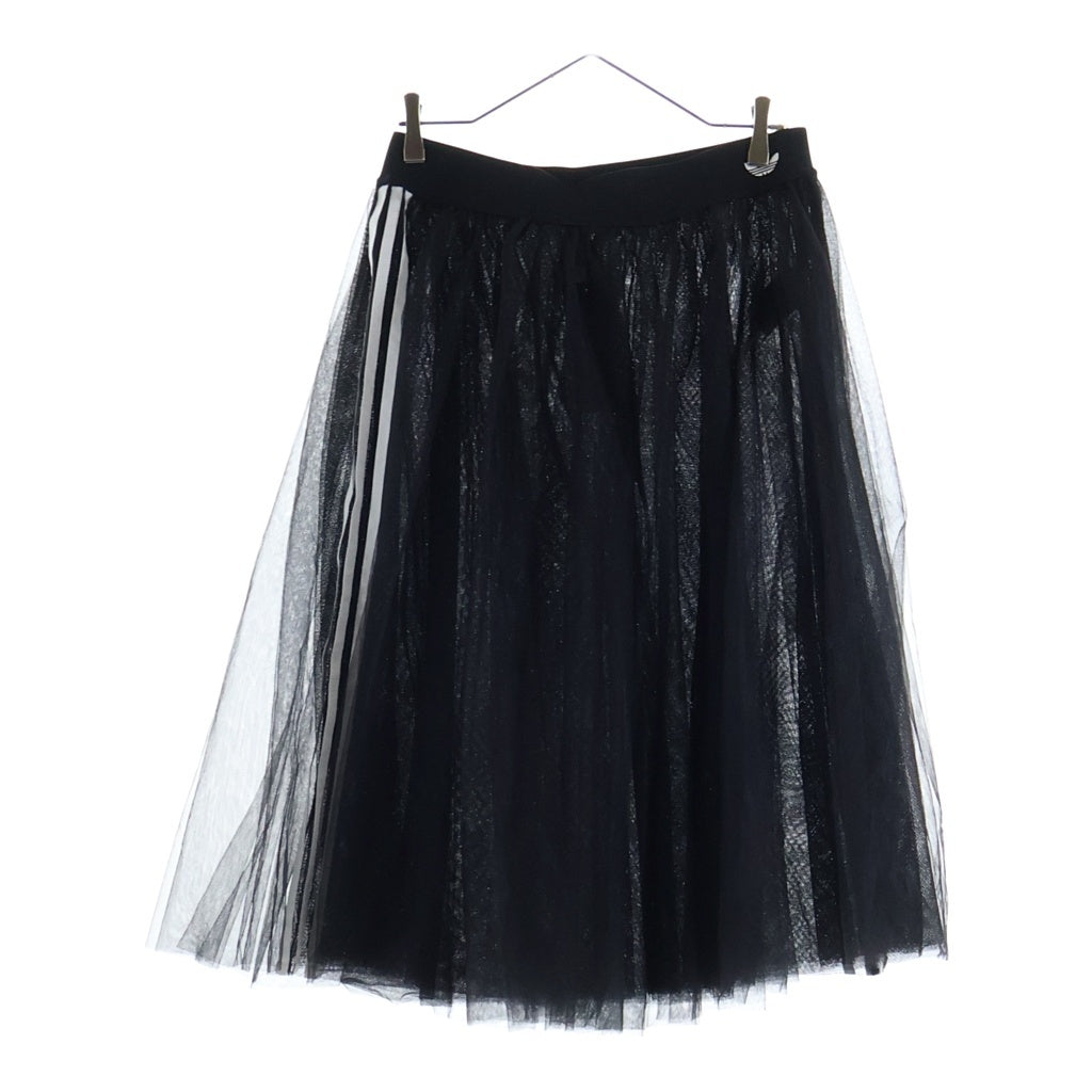 adidas(アディダス) TULLE SKIRT アディルナ レギュラーフィット チュールスカート ブラック レディース KS6563