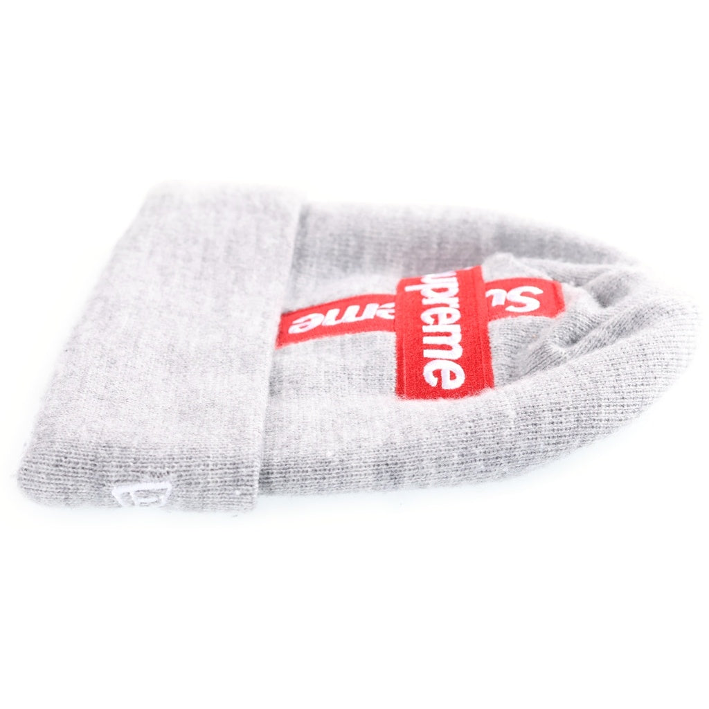SUPREME(シュプリーム) 20AW New Era Cross Box logo Beanie Heather Grey ボックスロゴビーニー ニット帽 グレー G2905262020
