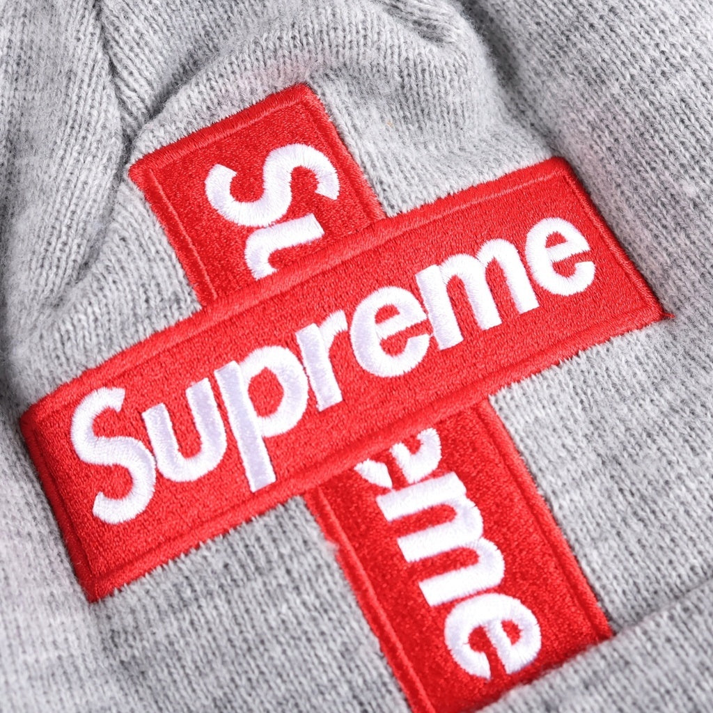 SUPREME(シュプリーム) 20AW New Era Cross Box logo Beanie Heather Grey ボックスロゴビーニー ニット帽 グレー G2905262020