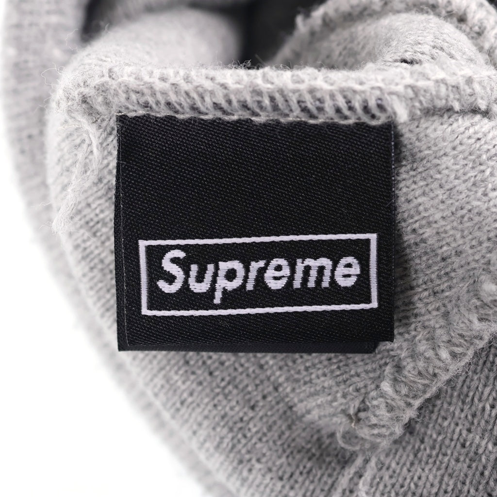 SUPREME(シュプリーム) 20AW New Era Cross Box logo Beanie Heather Grey ボックスロゴビーニー ニット帽 グレー G2905262020