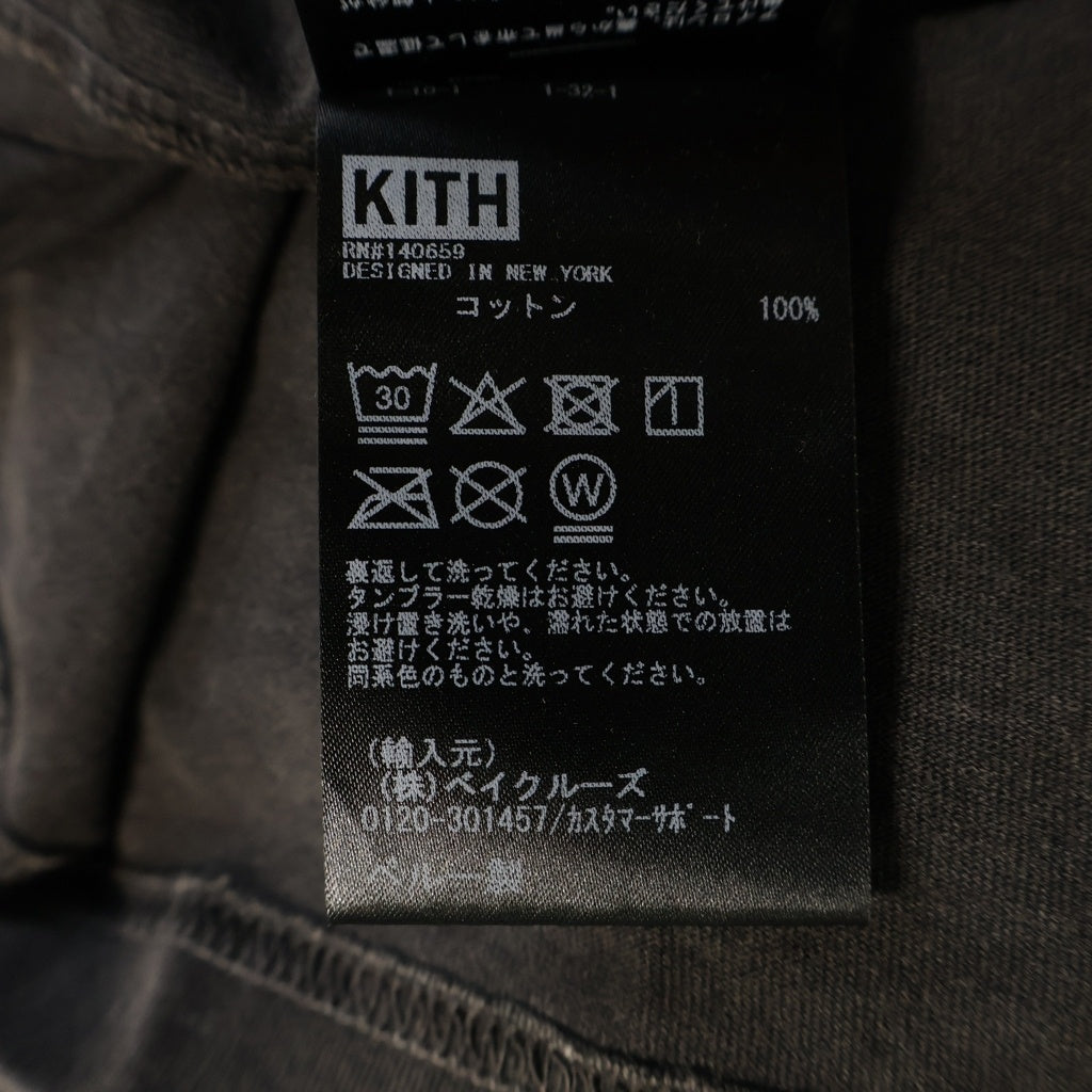 KITH(キス) ×NBA Los Angeles Lakers Shaquile O'Neal Tee ロサンゼルス レイカーズ シャキール オニール 半袖Tシャツ カットソー ブラック 26-073-060-0058-1-0