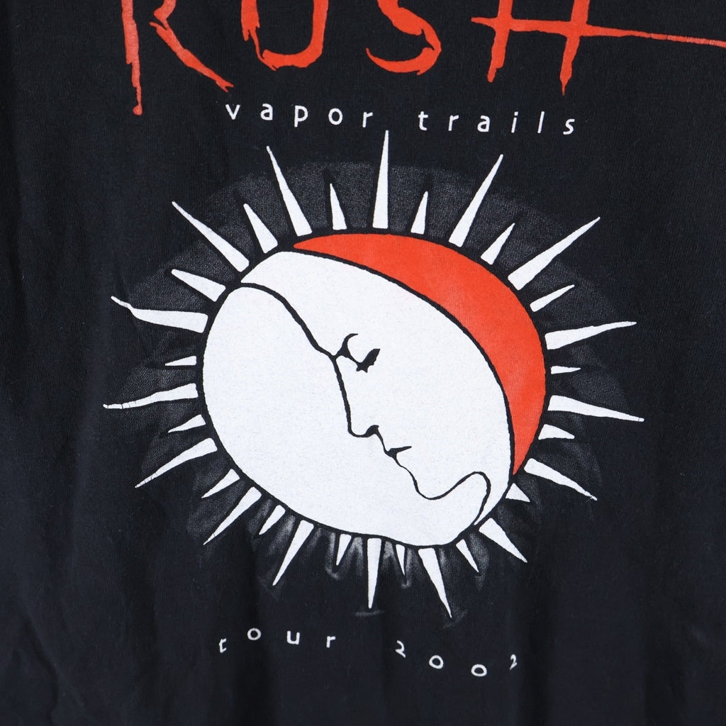 VINTAGE(ヴィンテージ) 00s RUSH Vapor Trails Tour Tee ラッシュ ヴェイパートレイルズ ツアー 長袖Tシャツ カットソー ブラック