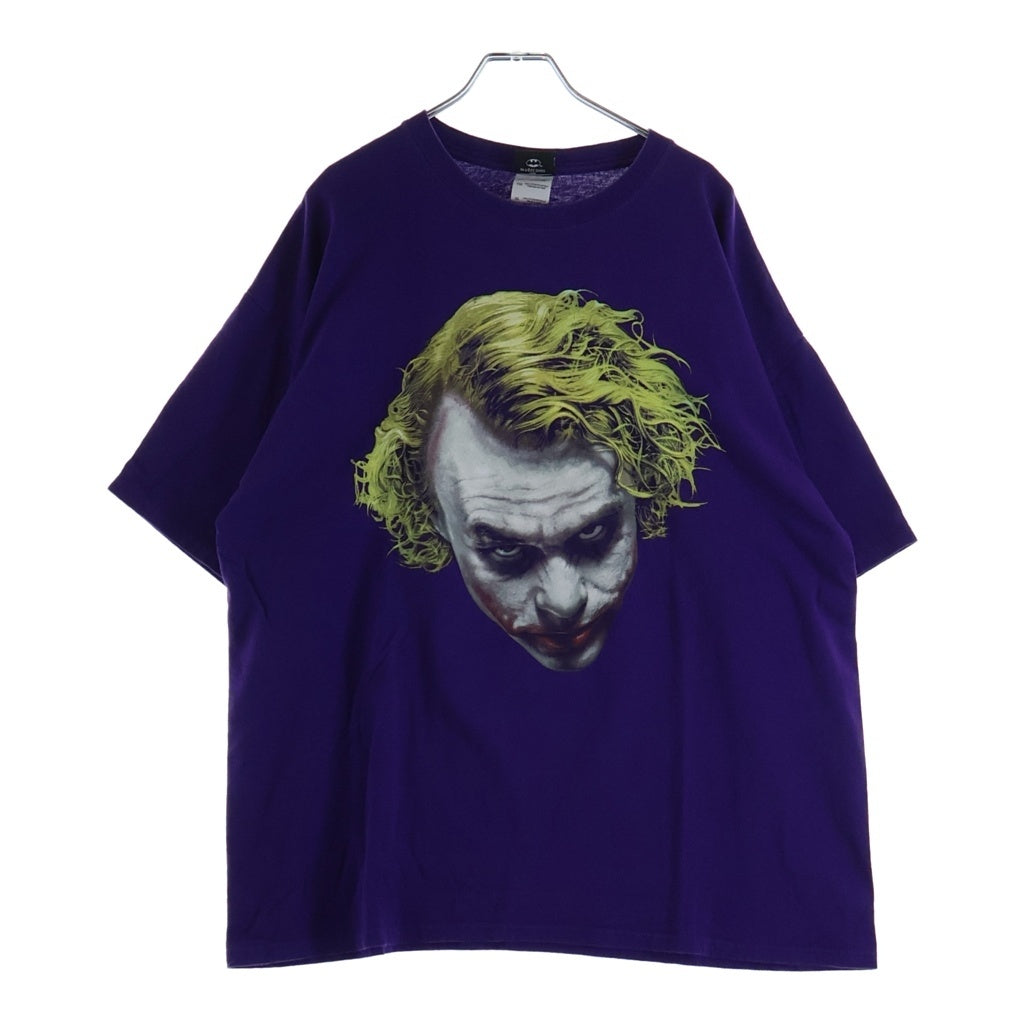VINTAGE(ヴィンテージ) 00sTHE DARK NIGHT JOKER ザ ダークナイト ジョーカー プリンテッド 半袖Tシャツ カットソー パープル