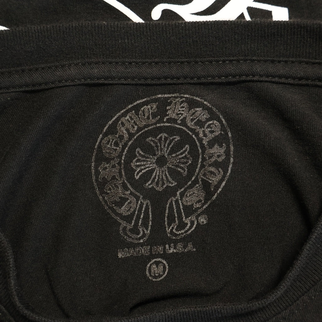 CHROME HEARTS(クロムハーツ) HONOLULU Limited Horseshoe S/S Tee ホノルル限定 ホースシュープリント クルーネック半袖Tシャツ ブラック