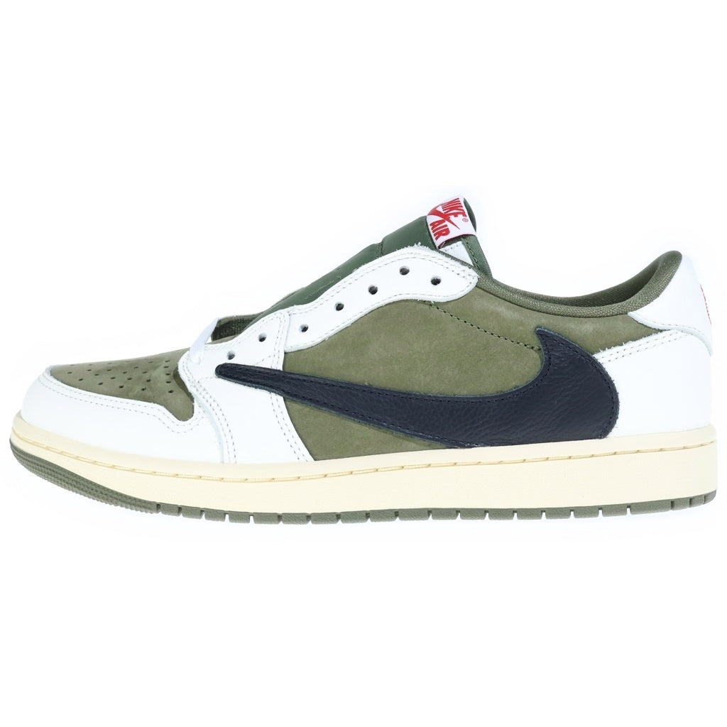 NIKE(ナイキ) ×TAVIS SCOTT AIR JORDAN1 LOW OG SP エアジョーダン1 ローカットスニーカー カーキ US10/28cm DM7866-200