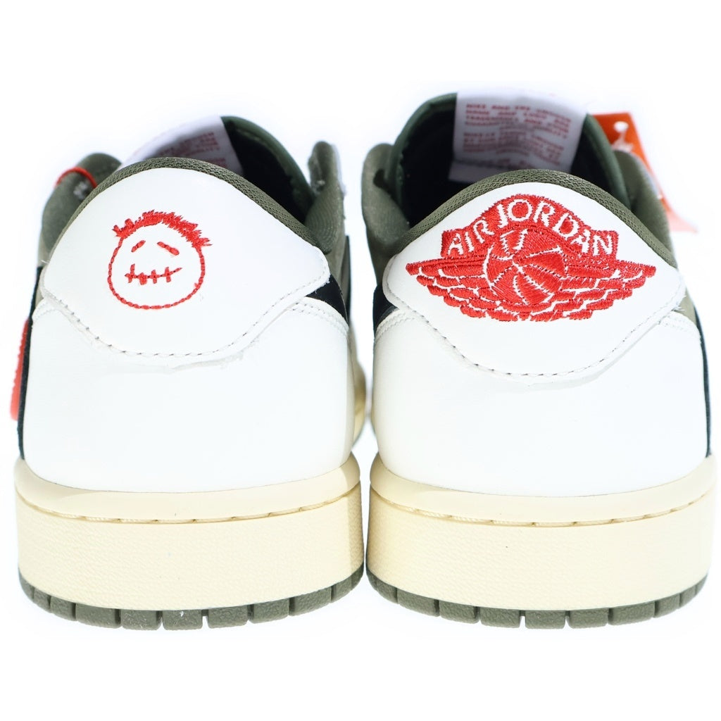 NIKE(ナイキ) ×TAVIS SCOTT AIR JORDAN1 LOW OG SP エアジョーダン1 ローカットスニーカー カーキ US10/28cm DM7866-200