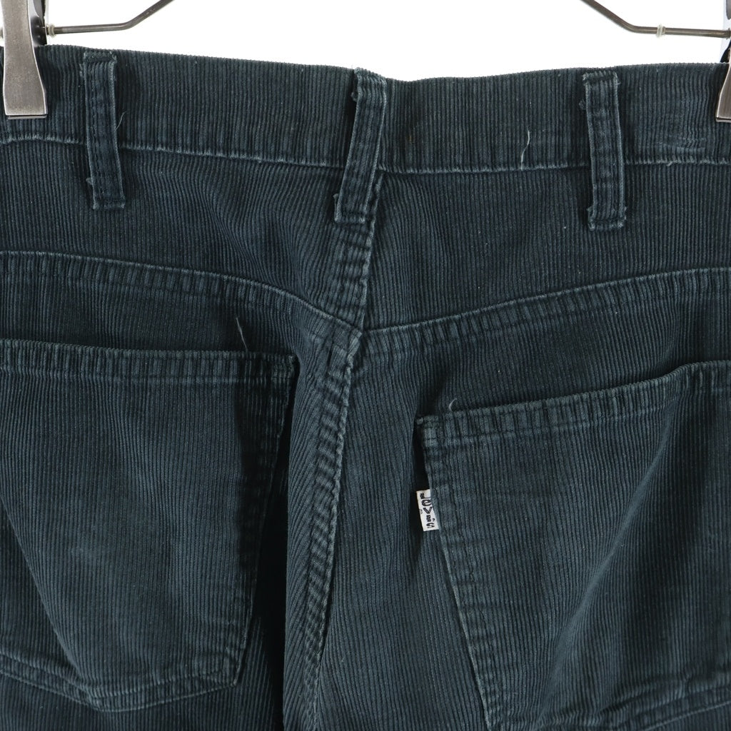 Levi's(リーバイス) 70S VINTAGE 646 ヴィンテージ ボタン裏3 コーデュロイ フレア パンツ グリーン