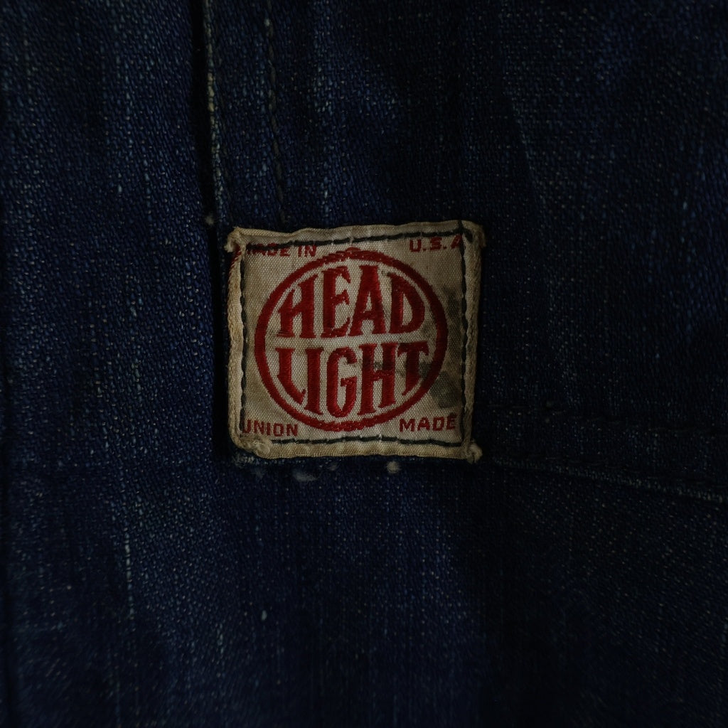 HEADLIGHT(ヘッドライト) 40‐50S VINTAGE ヴィンテージ ライナー ブランケット デニム カバーオール ジャケット インディゴ