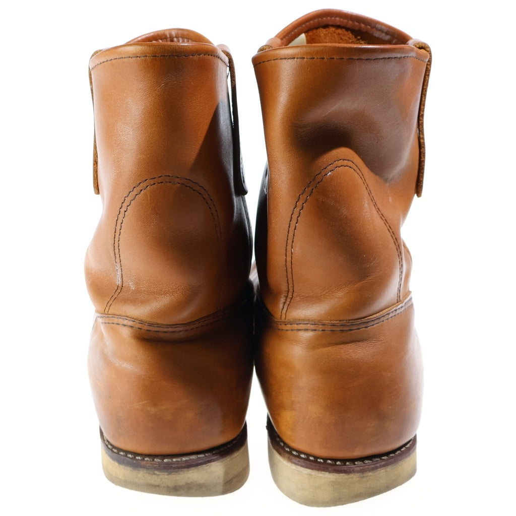 RED WING(レッド ウイング) ペコスブーツ プルオン ウエスタン レザー ハイカット ブーツ ブラウン 866