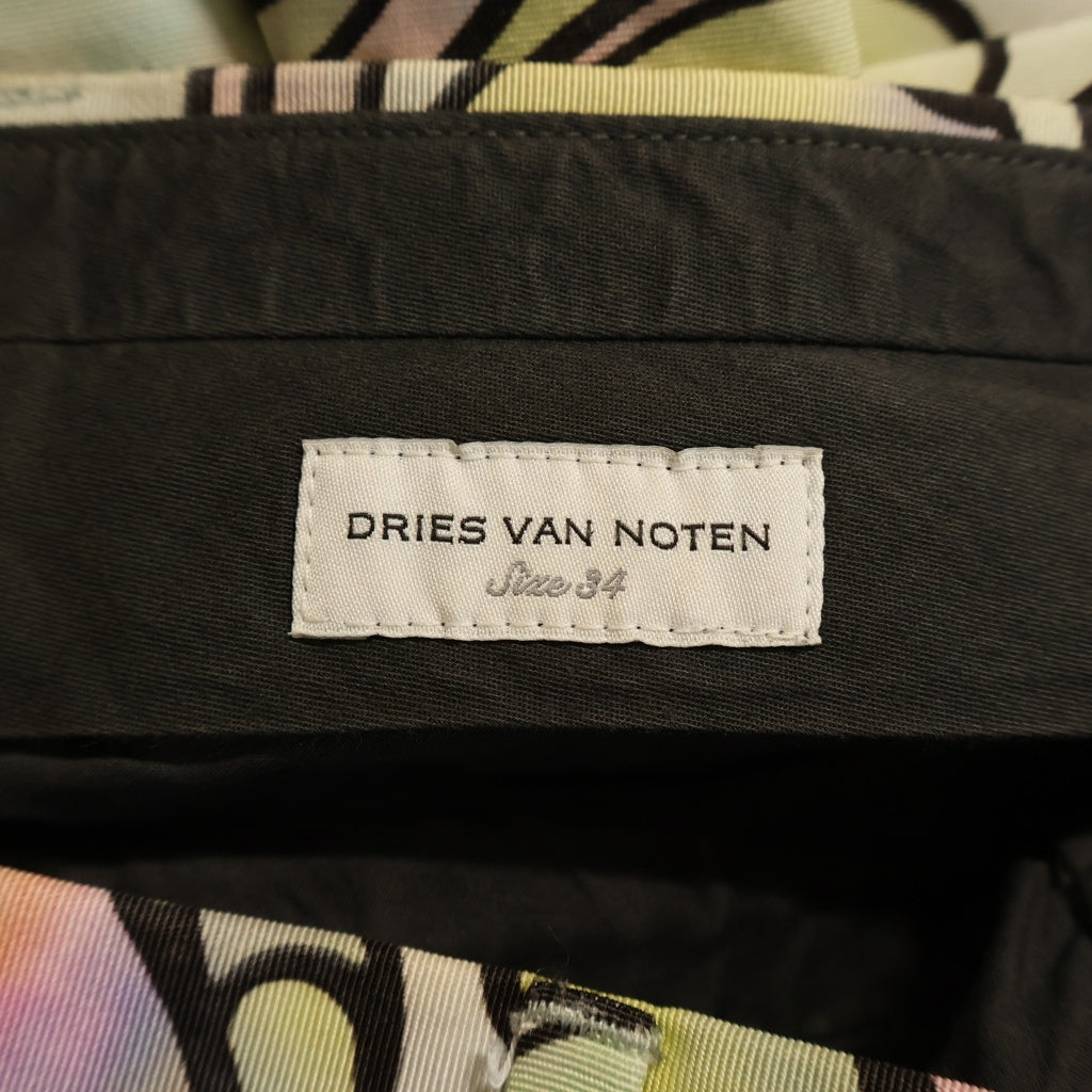 DRIES VAN NOTEN(ドリスヴァンノッテン) 総柄 ストレート パンツ マルチ レディース