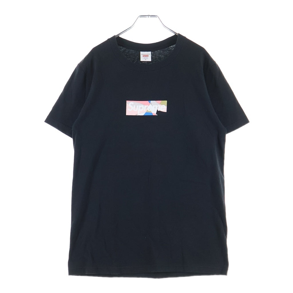 SUPREME(シュプリーム) 21SS ×Emilio Pucci Box Logo Tee ×エミリオプッチ ボックスロゴ 半袖Tシャツ ブラック