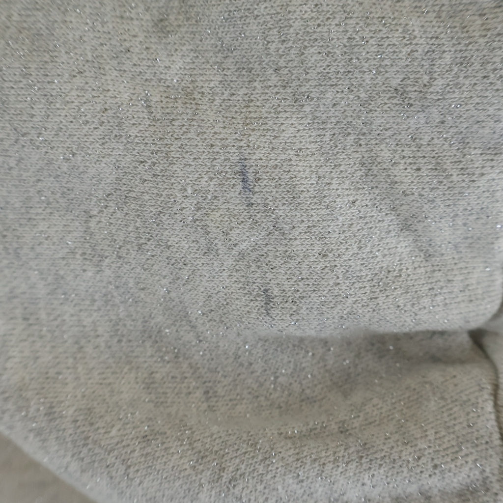 ANCELLM(アンセルム) 23AW ZIP-UP HOODIE ダメージ ラメ 加工 裏地 サーマル ジップアップ フーディー グレー ANC-CT33-GARDEN