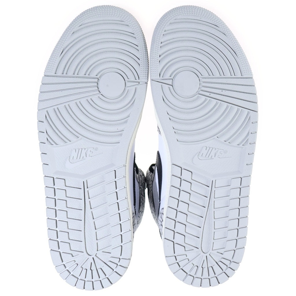 NIKE(ナイキ) AIR JORDAN 1 RETRO HIGH OG WHITE CEMENT ELEPHANT エアジョーダン1 ホワイトセメント ハイカットスニーカー ホワイト/グレー US9.5/27.5cm DZ5485-052