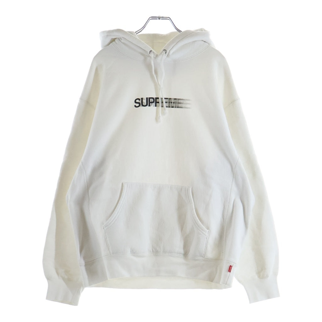 SUPREME(シュプリーム) 23AW Motion Logo Hooded Sweatshirt ロゴ プリント フーデット スウェットシャツ パーカー ホワイト