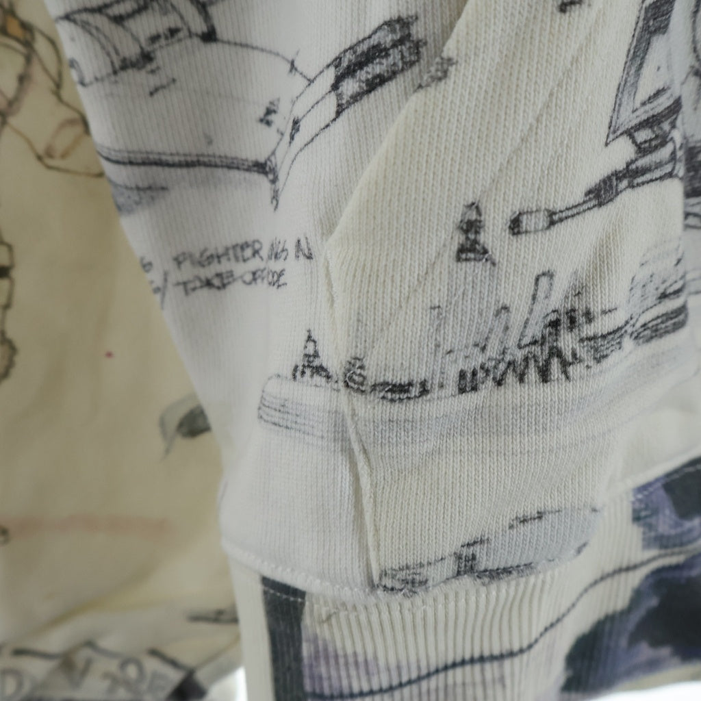 KITH(キス) 23AW ×Kith Star Wars Sketches Hoodie フーデット スウェットシャツ パーカー ホワイト