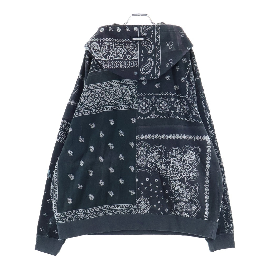 NEIGHBORHOOD(ネイバーフッド) 21AW BANDANA CHOPPED / EC-HOODED . LS ペイズリー柄 フーデット スウェットシャツ パーカー212UNNH-CSM04