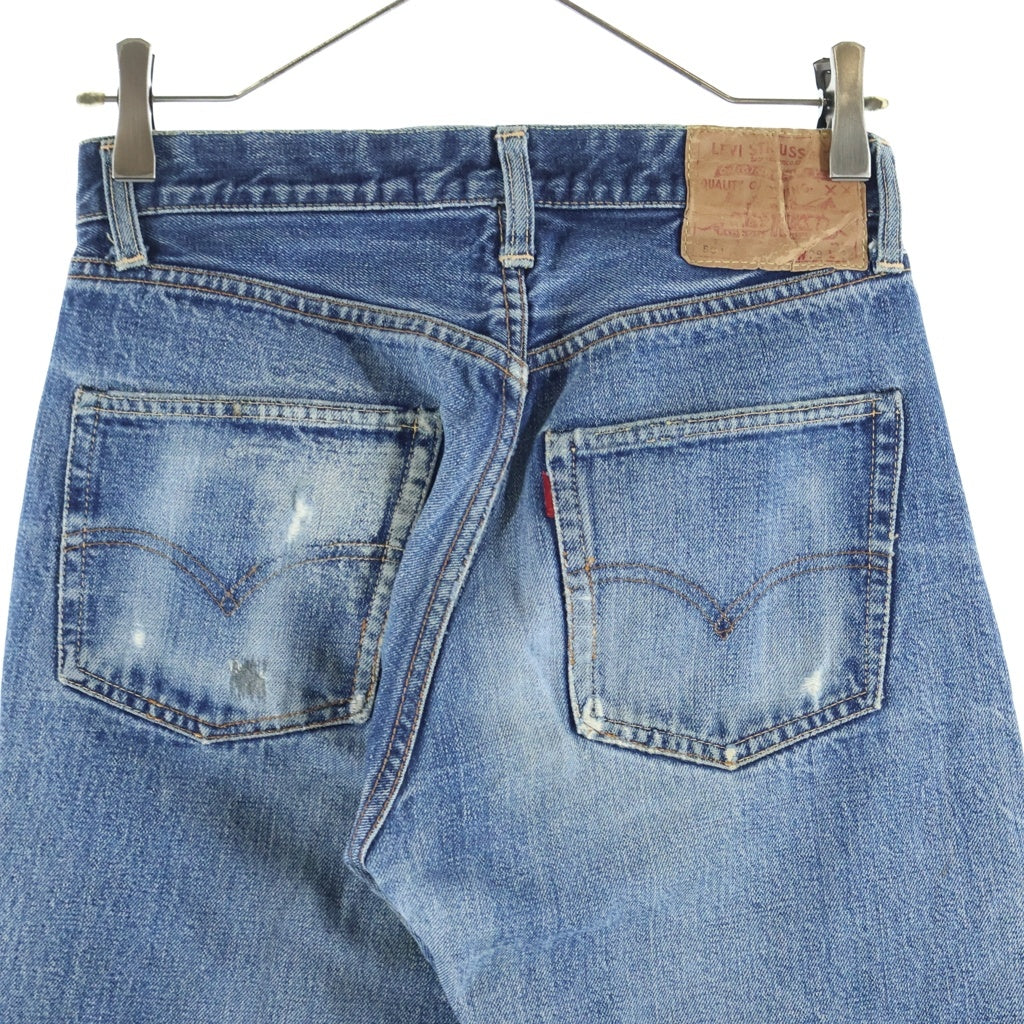 Levi's(リーバイス) 60S VINTAGE 501 BIG E Sタイプ Vステッチ ボタン裏刻印6 足長R デニム パンツ インディゴ