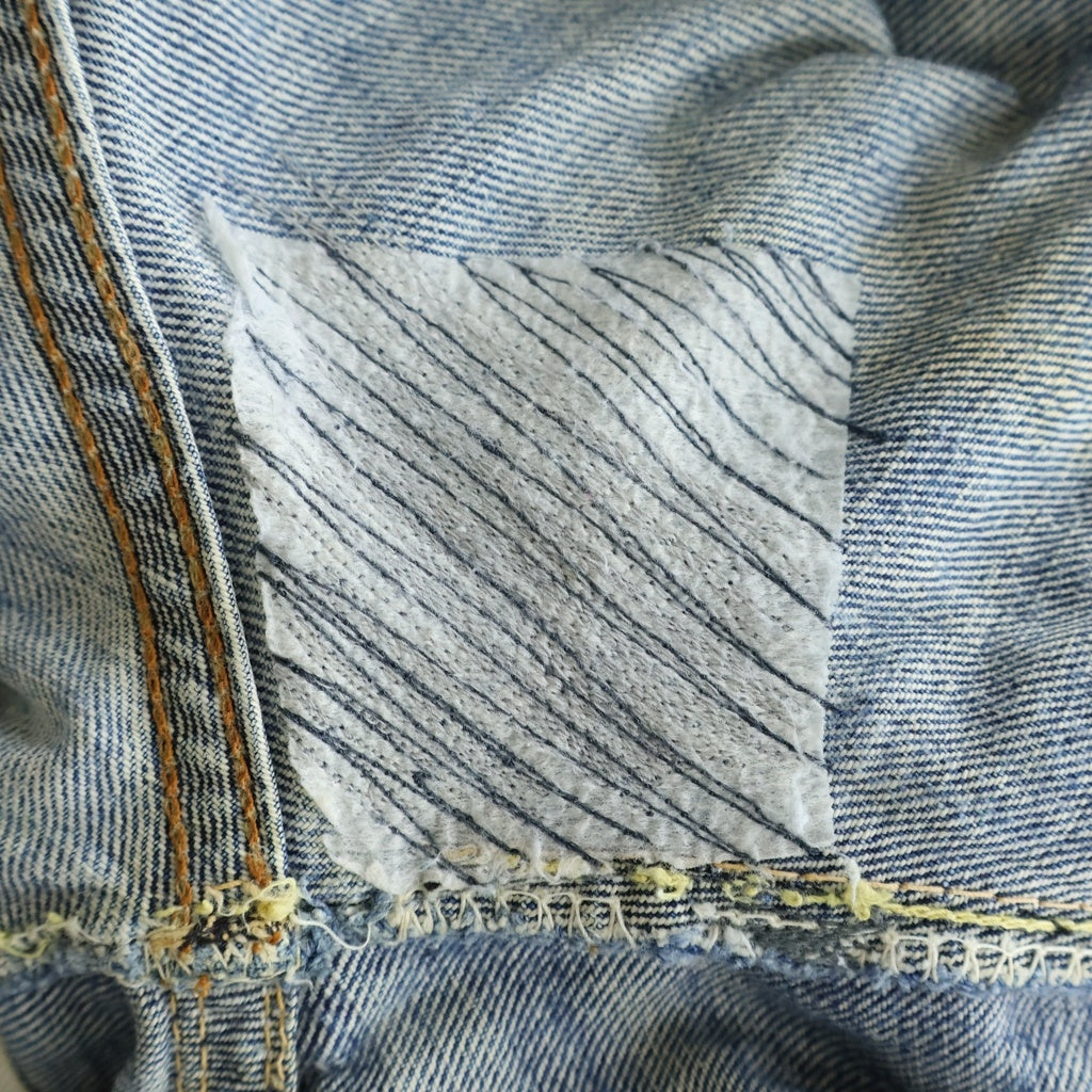 Levi's(リーバイス) 60S VINTAGE 501 BIG E Sタイプ Vステッチ ボタン裏刻印6 足長R デニム パンツ インディゴ