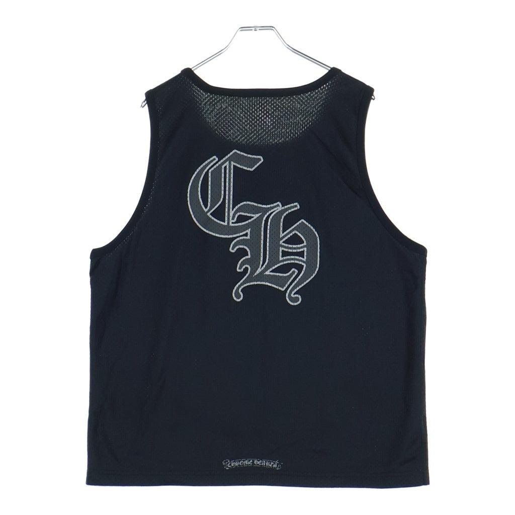 CHROME HEARTS(クロムハーツ) Mesh Warm Up Jersey メッシュ ウォームアップ ジャージ リバーシブル タンクトップ ブラック