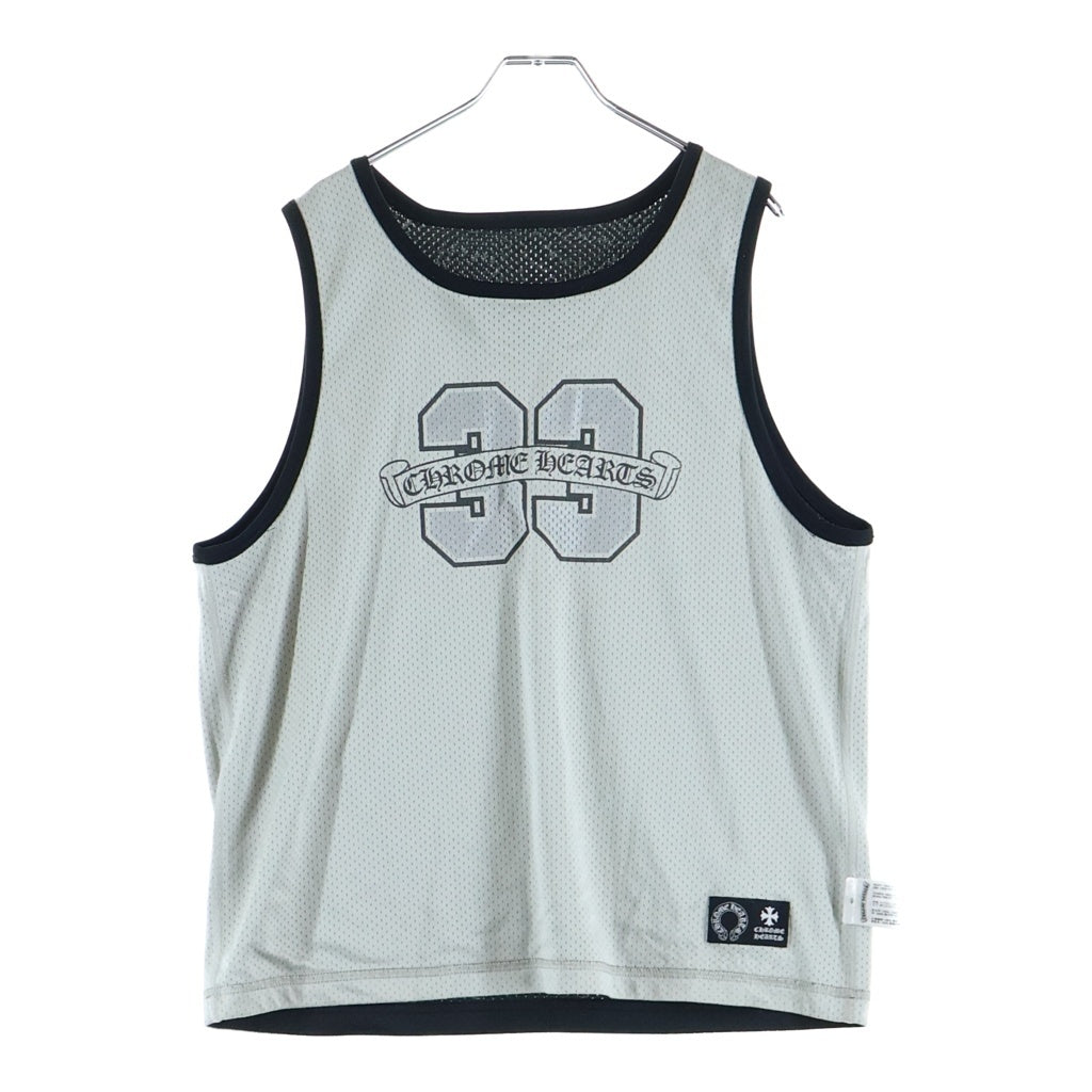 CHROME HEARTS(クロムハーツ) Mesh Warm Up Jersey メッシュ ウォームアップ ジャージ リバーシブル タンクトップ ブラック
