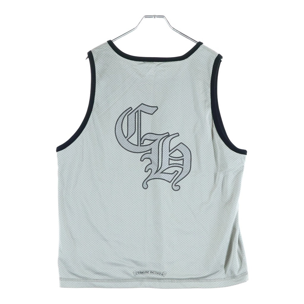 CHROME HEARTS(クロムハーツ) Mesh Warm Up Jersey メッシュ ウォームアップ ジャージ リバーシブル タンクトップ ブラック