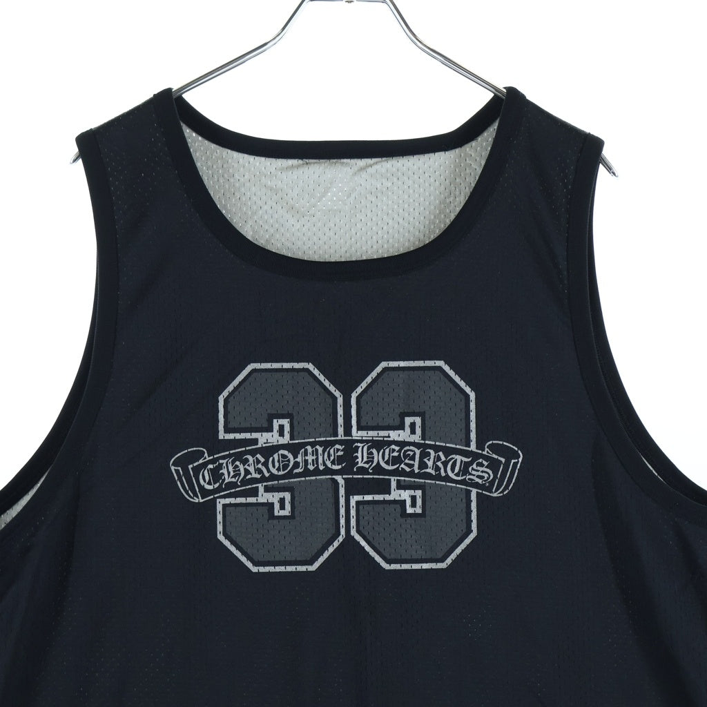 CHROME HEARTS(クロムハーツ) Mesh Warm Up Jersey メッシュ ウォームアップ ジャージ リバーシブル タンクトップ ブラック