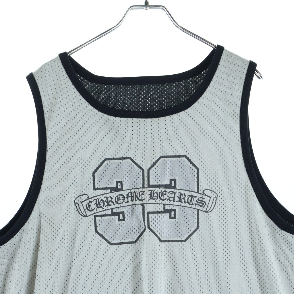 CHROME HEARTS(クロムハーツ) Mesh Warm Up Jersey メッシュ ウォームアップ ジャージ リバーシブル タンクトップ ブラック