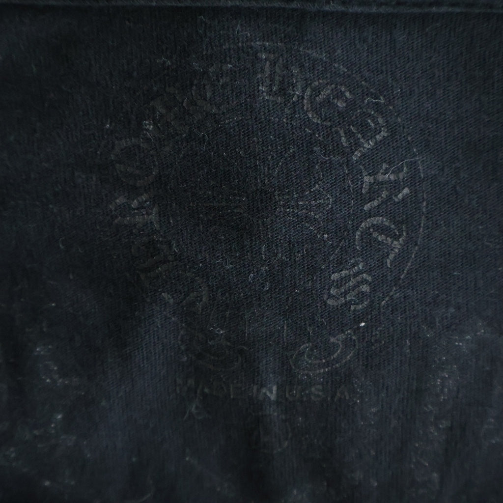 CHROME HEARTS(クロムハーツ) ARCH LOGO USA バックアーチロゴ プリントロングスリーブTシャツ 長袖カットソー ブラック