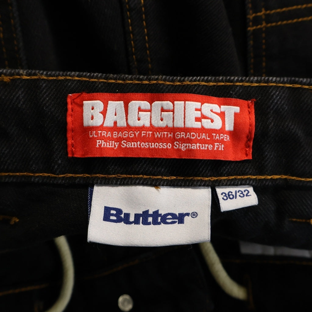 Butter Goods(バターグッズ) Butter Goods バター グッズ バギー デニム ブラック