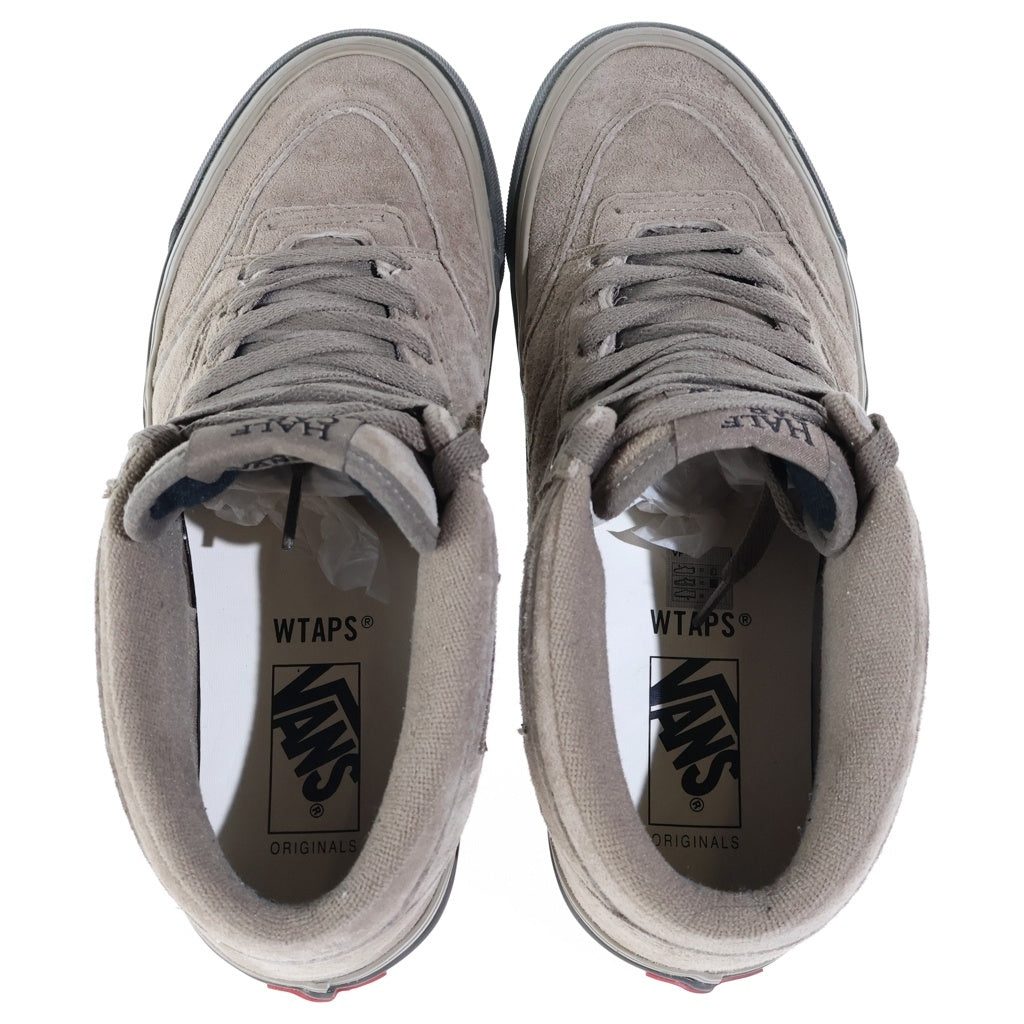 WTAPS(ダブルタップス) × VANS VAULT OG Half Cab LX Coyote Brown スエード ミドル カット スニーカー オリーブ US9/27cm 222BWVND-FWM06S