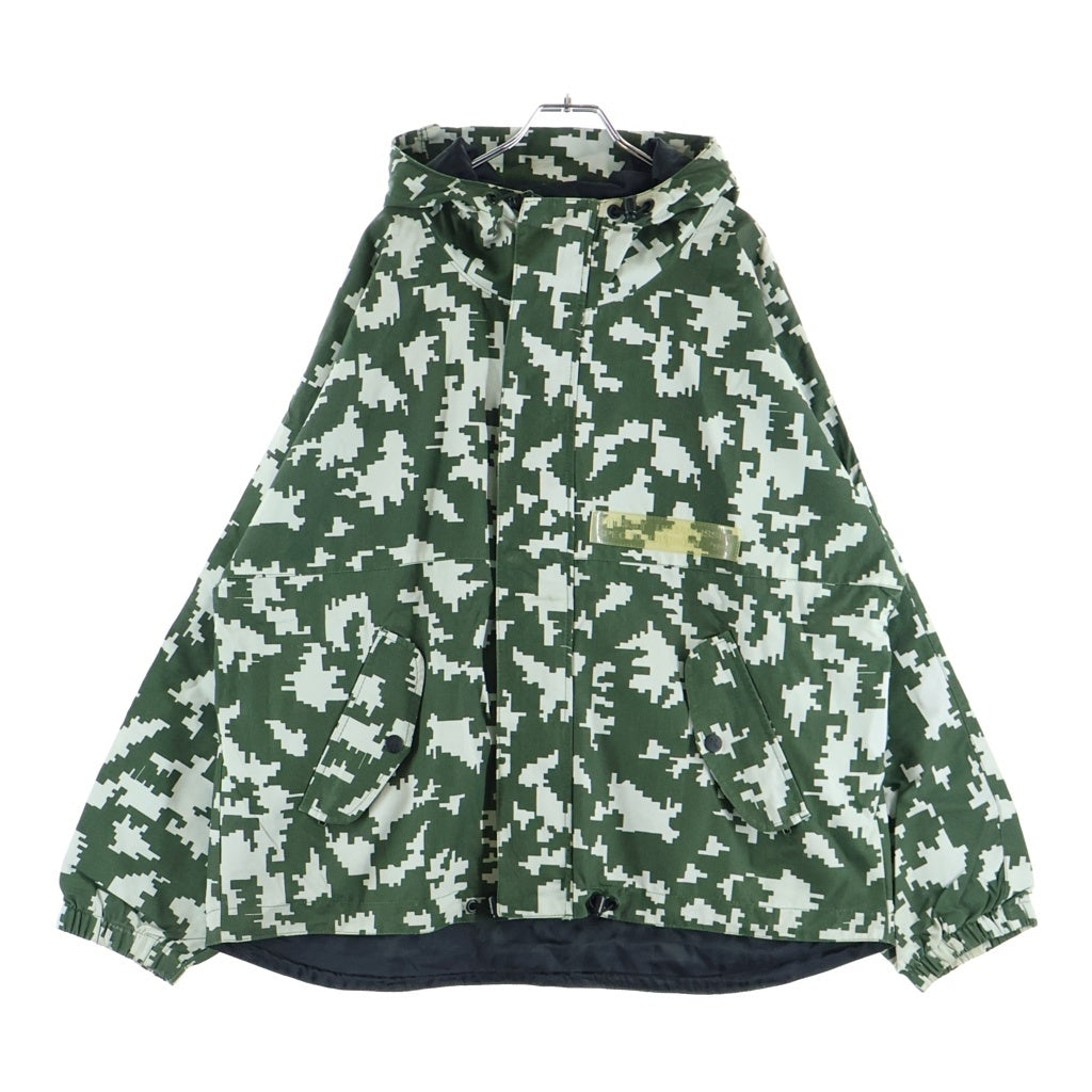 STUSSY(ステューシー) 90s デジカモ ジップアップ ミリタリージャケット カーキ