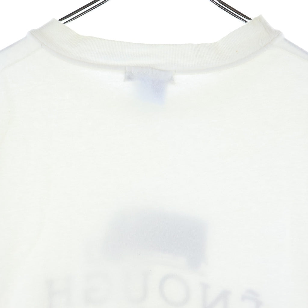 GOODENOUGH(グッドイナフ) 90s ENUGH GOOD オマージュデザイン プリント半袖Tシャツ カットソー ホワイト