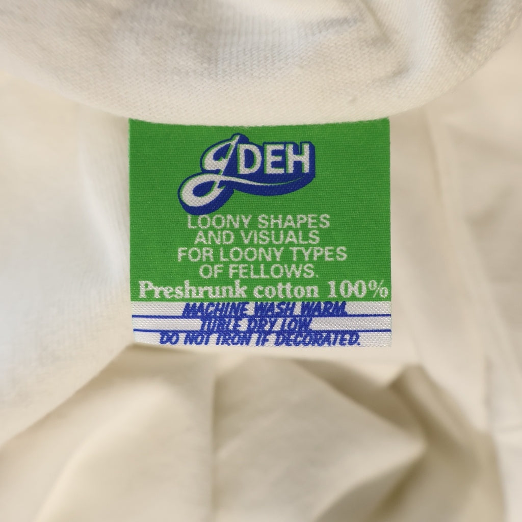 GOODENOUGH(グッドイナフ) 90s VERY GOOD ENOUGH グラフィック プリント長袖Tシャツ カットソー ホワイト