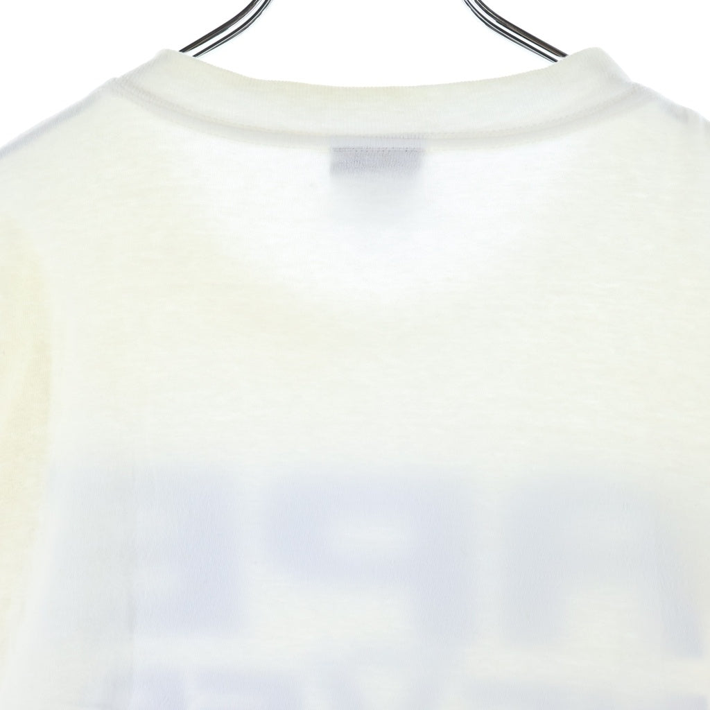 A BATHING APE(アベイシングエイプ) 90S 初期 SHALL NEVER KILL APE ロゴ プリント 半袖 Tシャツ カットソー ホワイト
