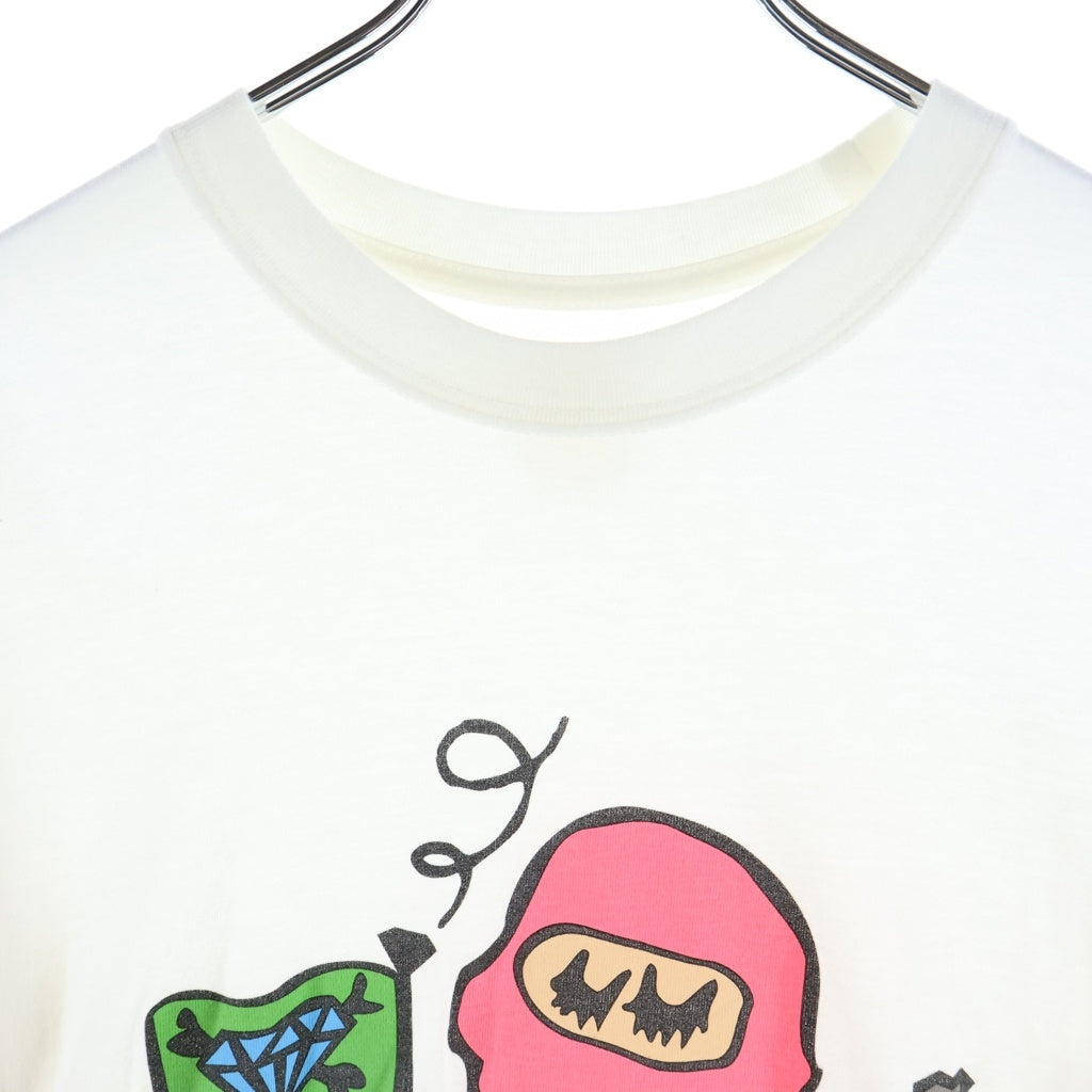 UNDERCOVER(アンダーカバー) 01AW D.A.V.F期 宝飾武装義勇兵 ソルジャー グラフィック プリント ロングスリーブ 長袖 Tシャツ カットソー