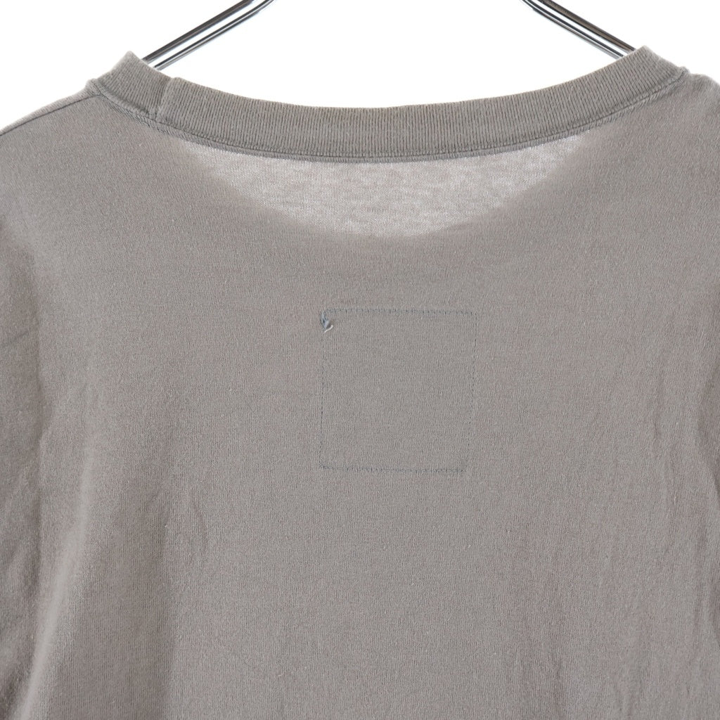 UNDERCOVER(アンダーカバー) 98AW エクスチェンジ期 フロッキー プリント ロングスリーブ 長袖 Tシャツ カットソー ブラウン