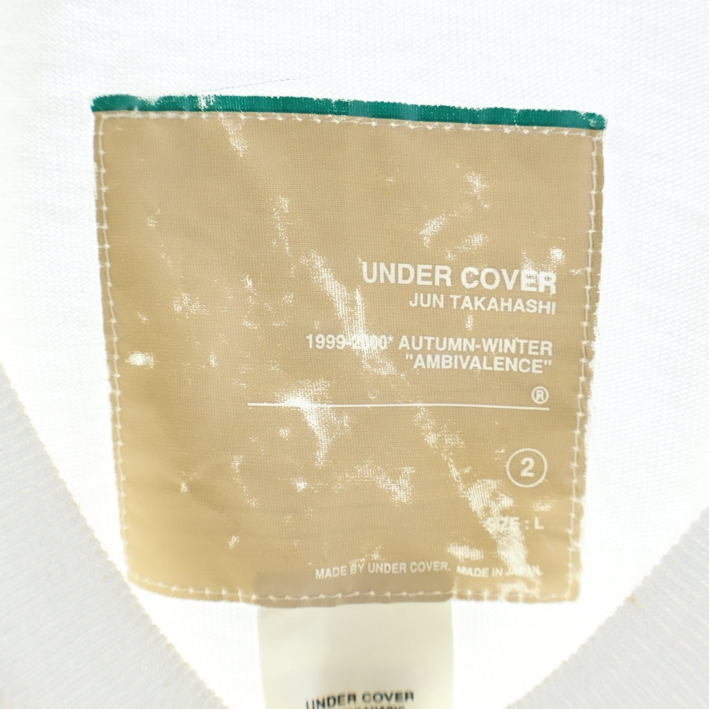 UNDERCOVER(アンダーカバー) 99AW アンビバレンス期 プリント 半袖 Tシャツ カットソー ホワイト