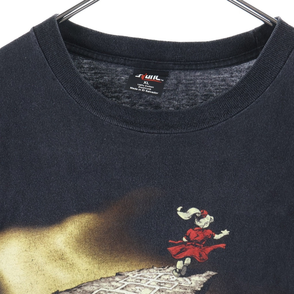 VINTAGE(ヴィンテージ) 90S giant エルサルバドルタグ KORN コーン Follow the Leader ロゴ プリント 半袖 Tシャツ カットソー ブラック