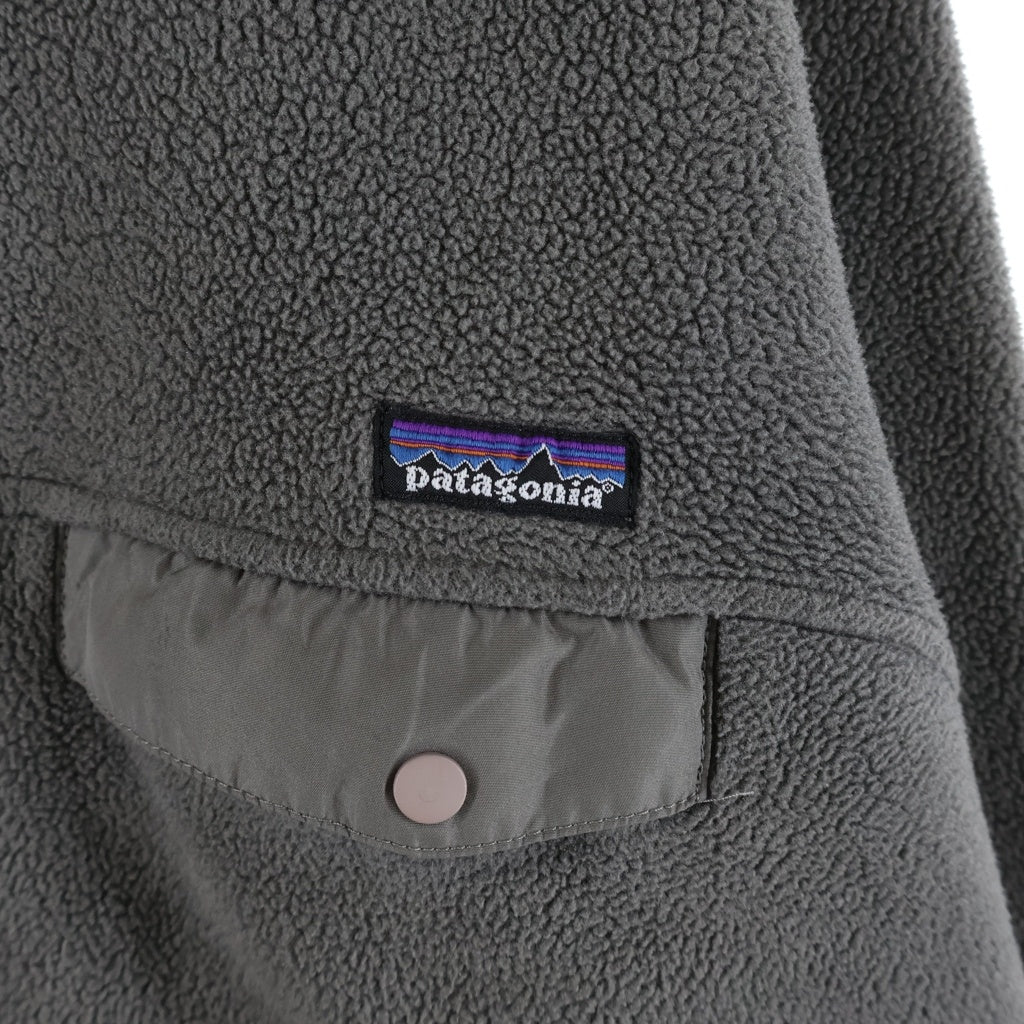 PATAGONIA(パタゴニア) SYNCHILLA ロゴ パッチ ジップアップ フリース ジャケット グレー